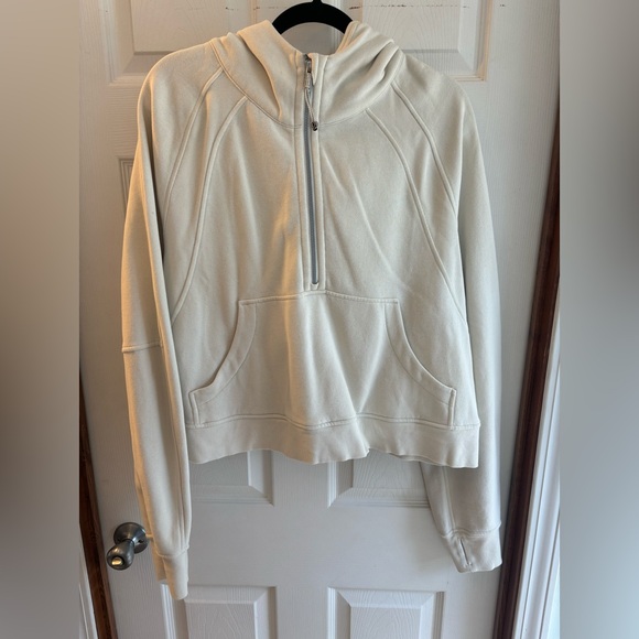 Lululemon Scuba Half-Zip Hoodie
Size XL/XXL
Color: Bone - Picture 1 of 2